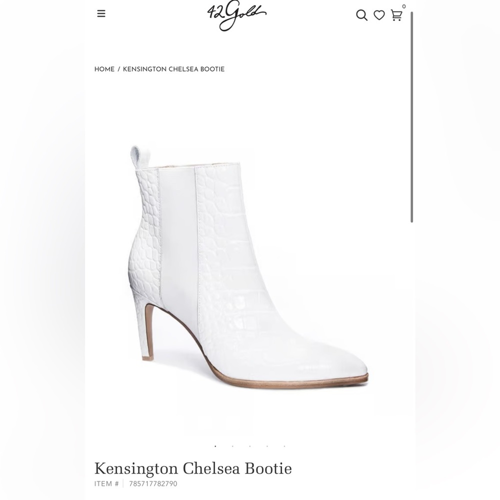 KENSINGTON CHELSEA BOOTIE - 42 Gold.